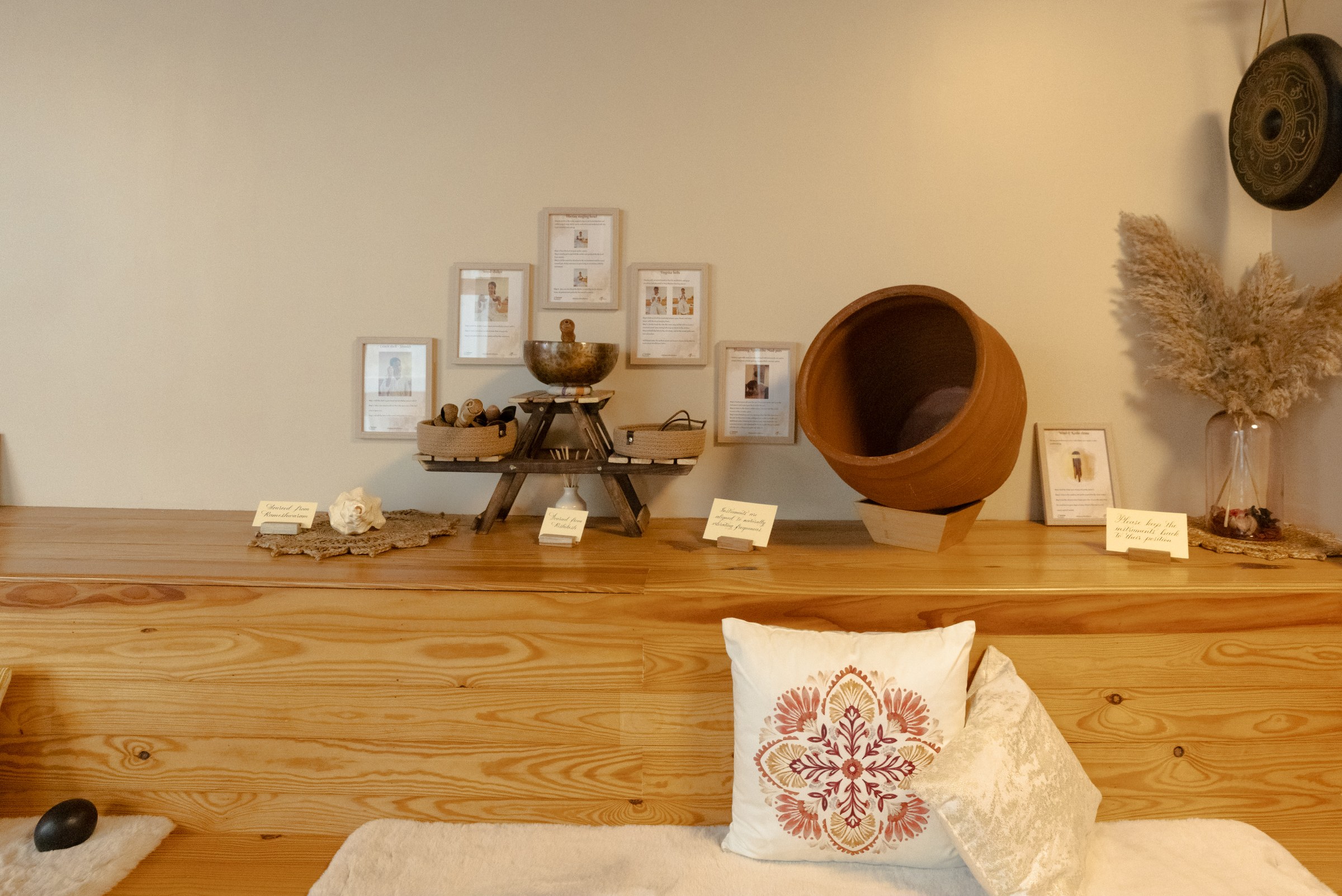 Zen Expert’s setup table